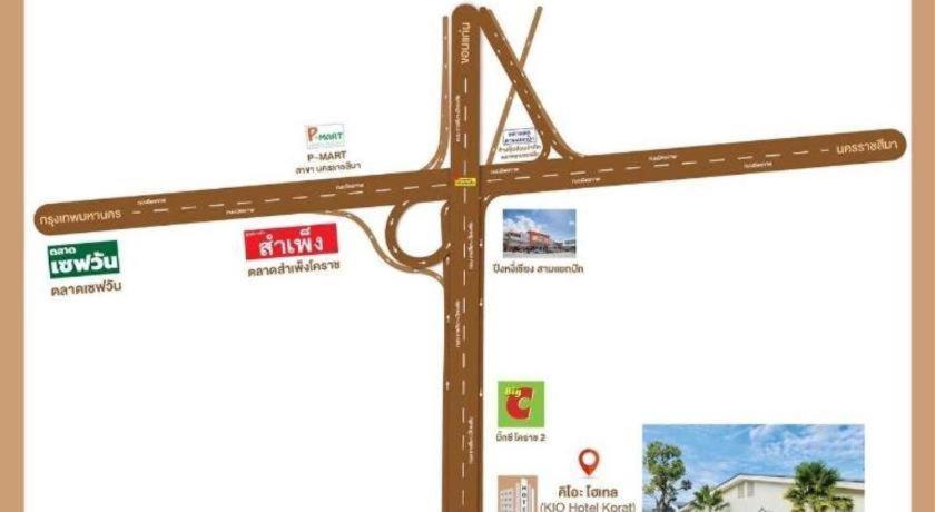Kio Hotel Korat Nakhonratchasima Exteriör bild
